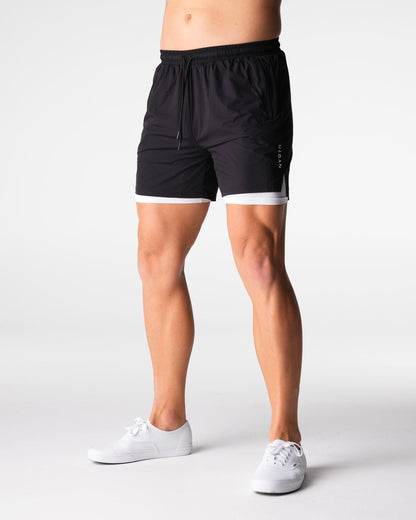 Men Black Voyager Shorts | NVGTN