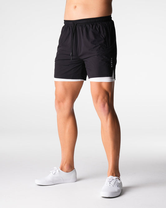 Men Black Voyager Shorts | NVGTN