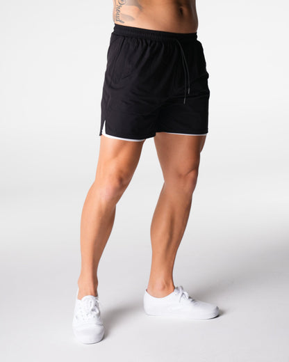 Men Black Voyager Shorts | NVGTN