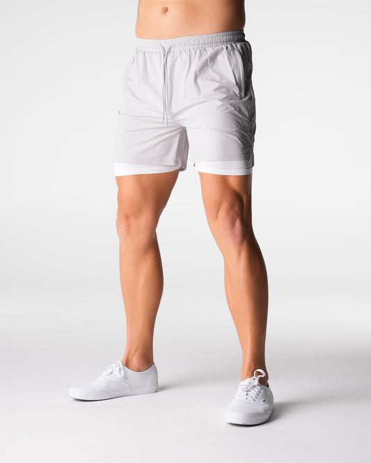 Men Light Grey Voyager Shorts | NVGTN