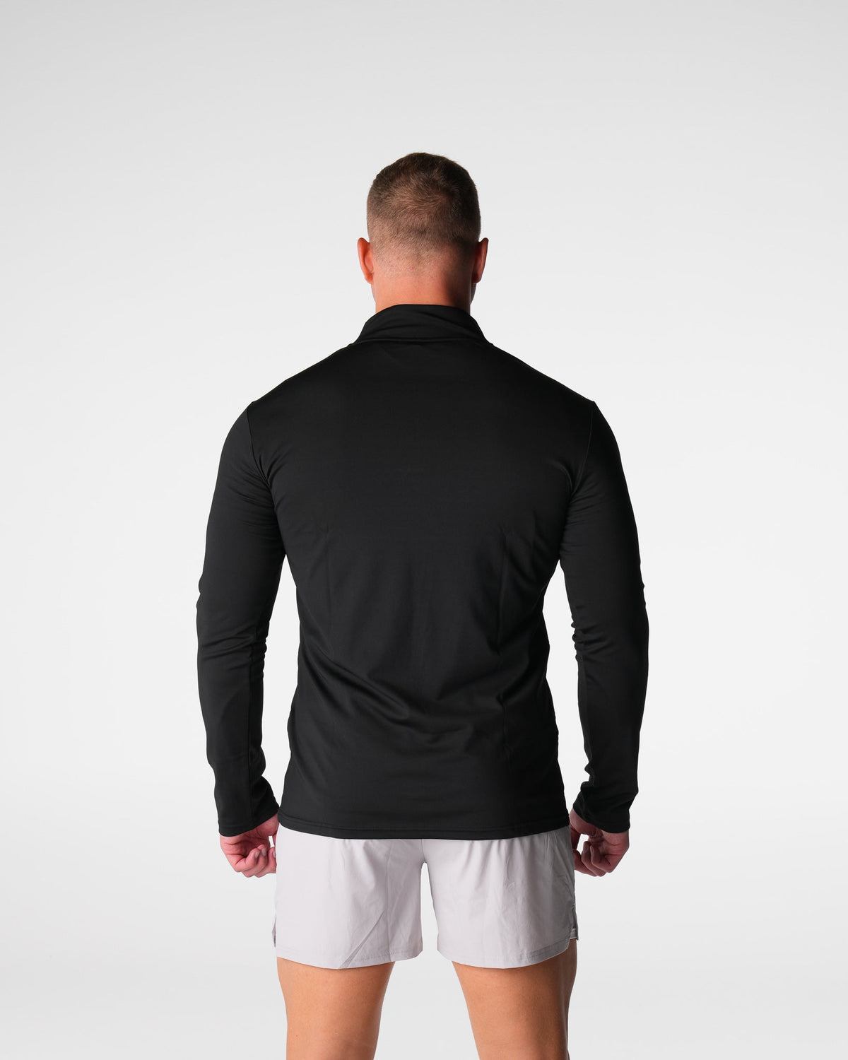 Men Black Skyline Quarter Zip | NVGTN