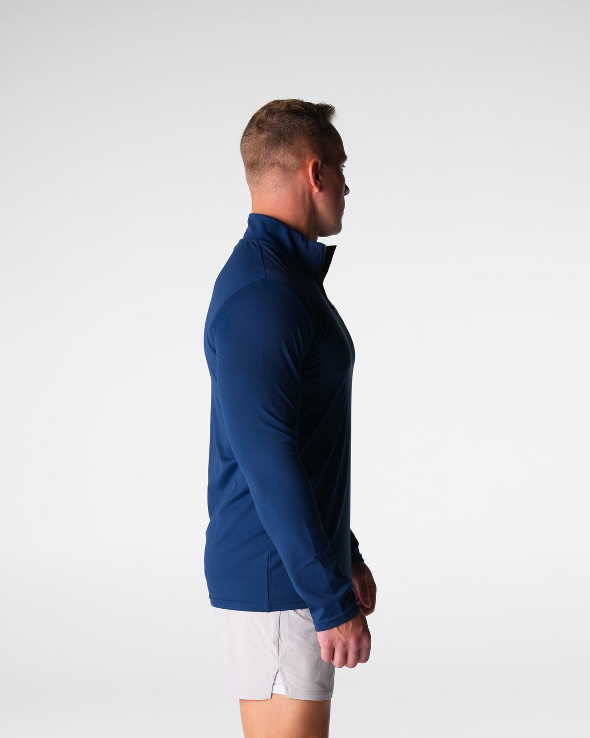 Men Navy Skyline Quarter Zip | NVGTN
