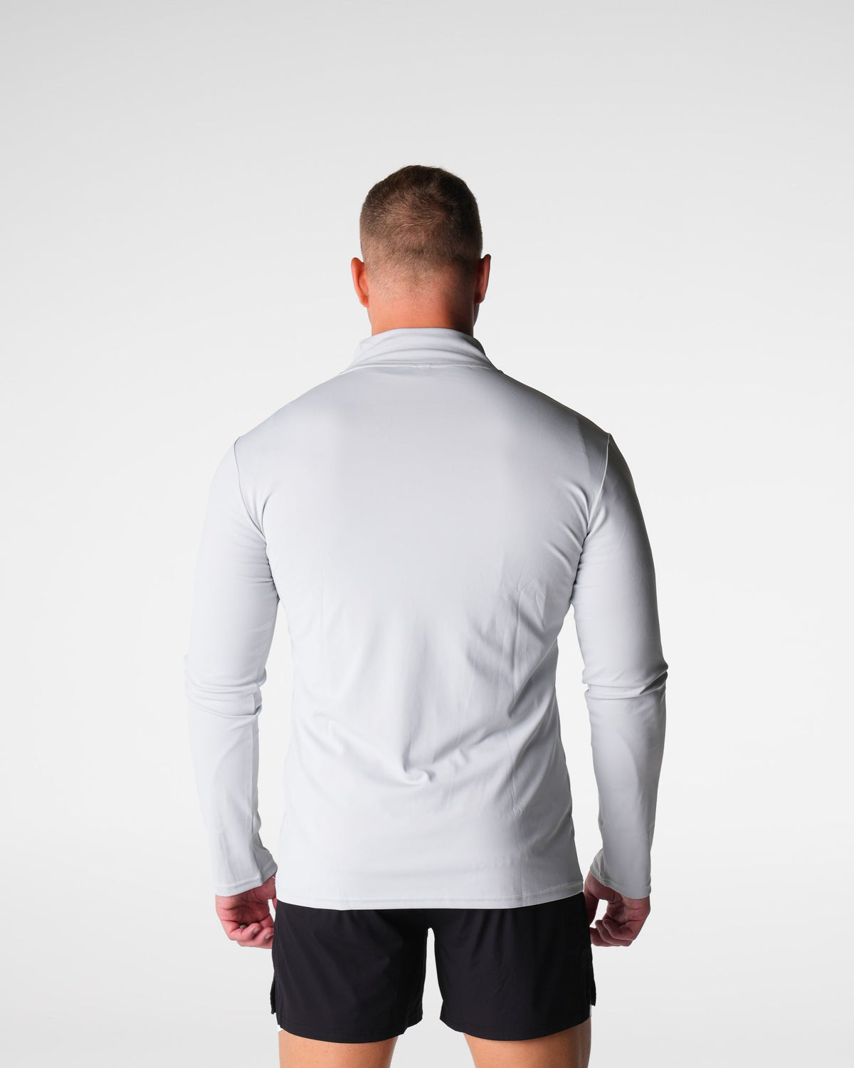 Men Light Grey Skyline Quarter Zip | NVGTN
