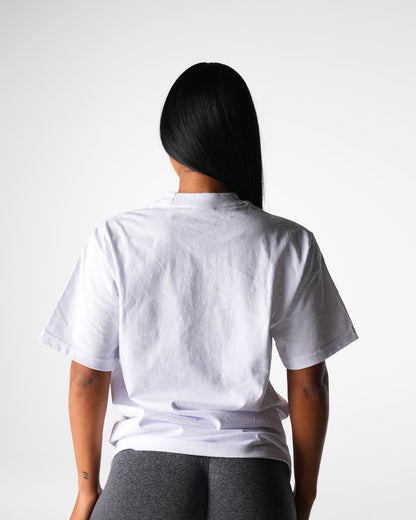 Women White Wave Graphic Tee | NVGTN