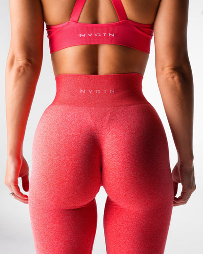 Women Candy Apple Iconic Seamless Flare Leggings | NVGTN