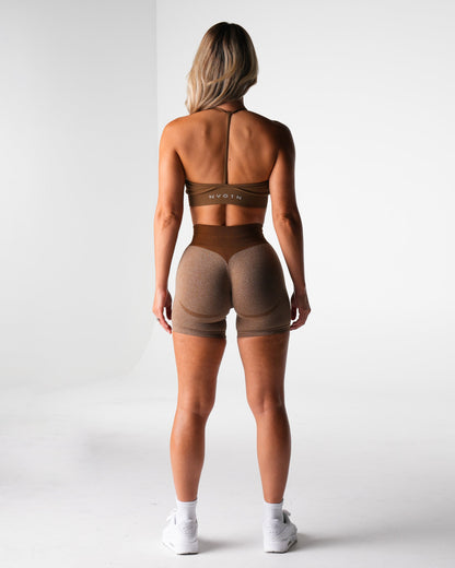 Women Mocha Wander Seamless Bra | NVGTN