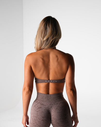 Women Oak Breakthrough Stunner Seamless Halter Bra | NVGTN