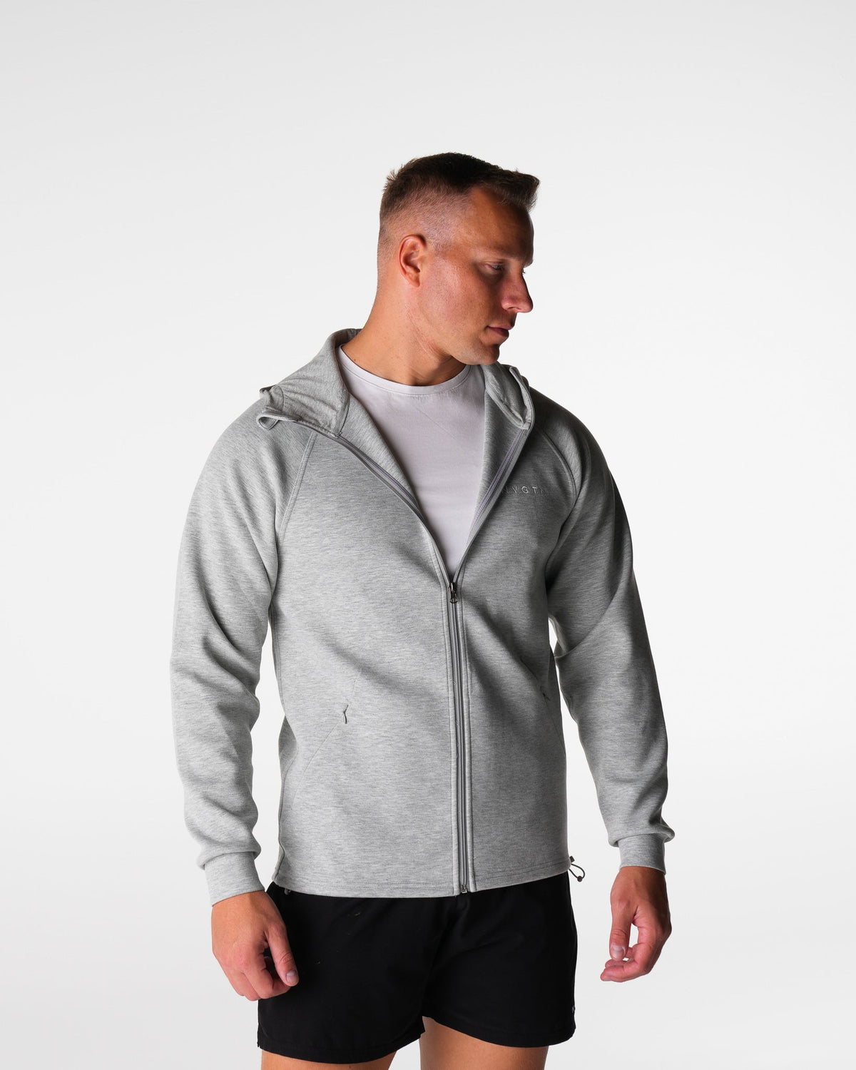 Men Grey Swift Hooded Jacket | NVGTN