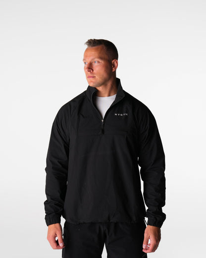 Men Black Motion Windbreaker | NVGTN