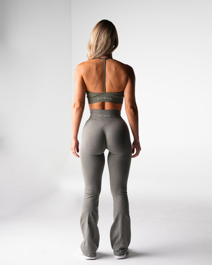 Women Khaki Green Wander Seamless Bra | NVGTN