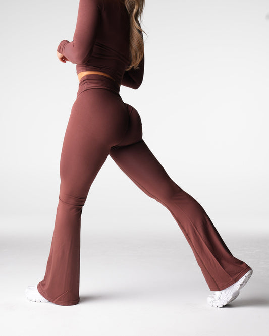 Women Teddy Bear Daydream Foldover Flare Pants | NVGTN