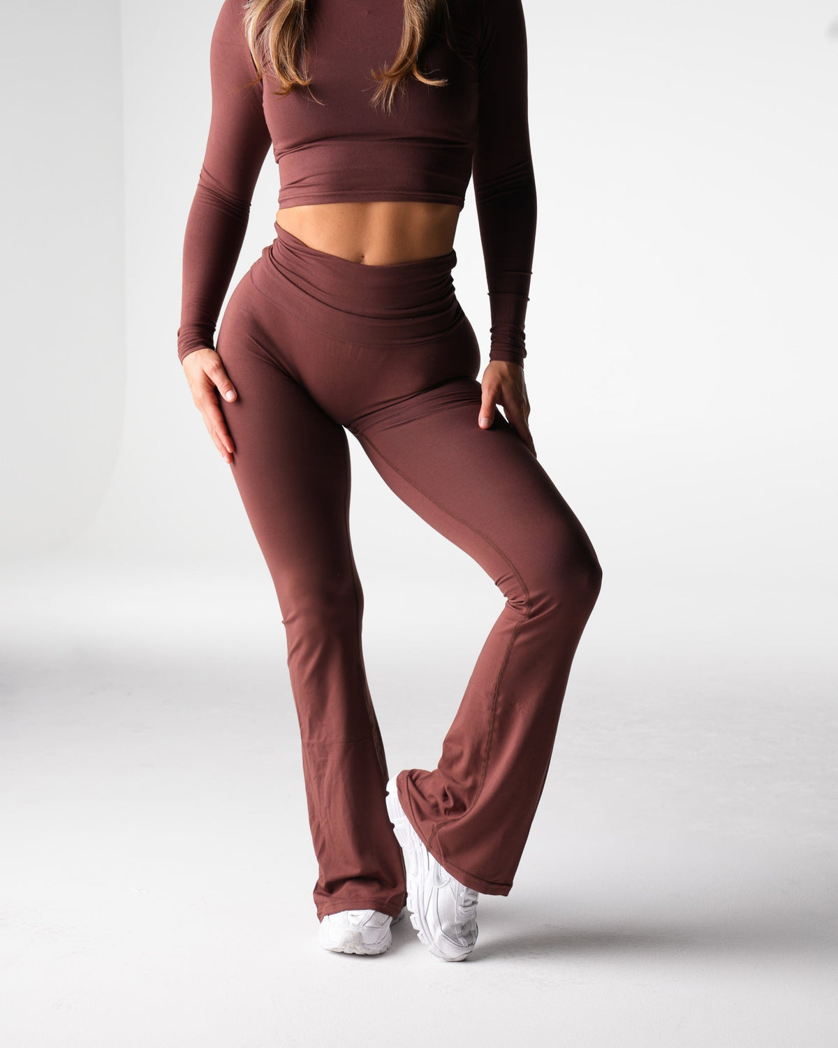 Women Teddy Bear Daydream Foldover Flare Pants | NVGTN
