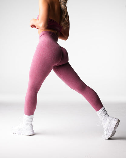 Women Maroon Lift Seamless Leggings | NVGTN