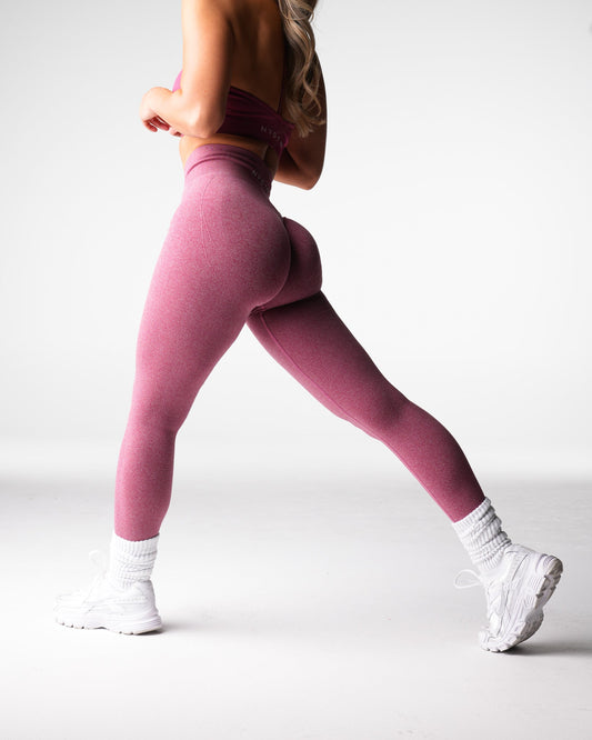 Women Maroon Lift Seamless Leggings | NVGTN