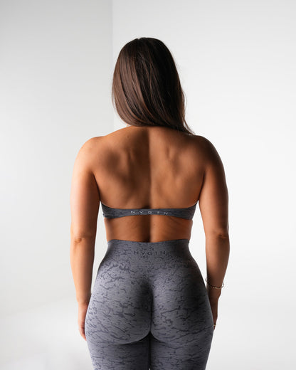 Women Grey Breakthrough Stunner Seamless Halter Bra | NVGTN