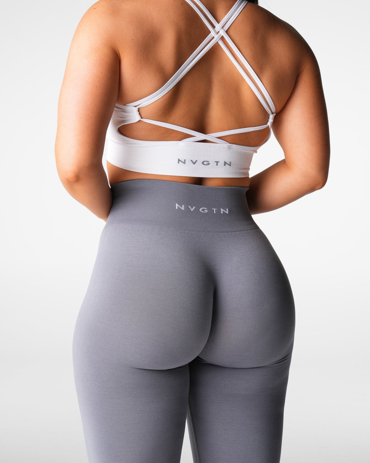 Women Grey Discover Seamless Leggings | NVGTN